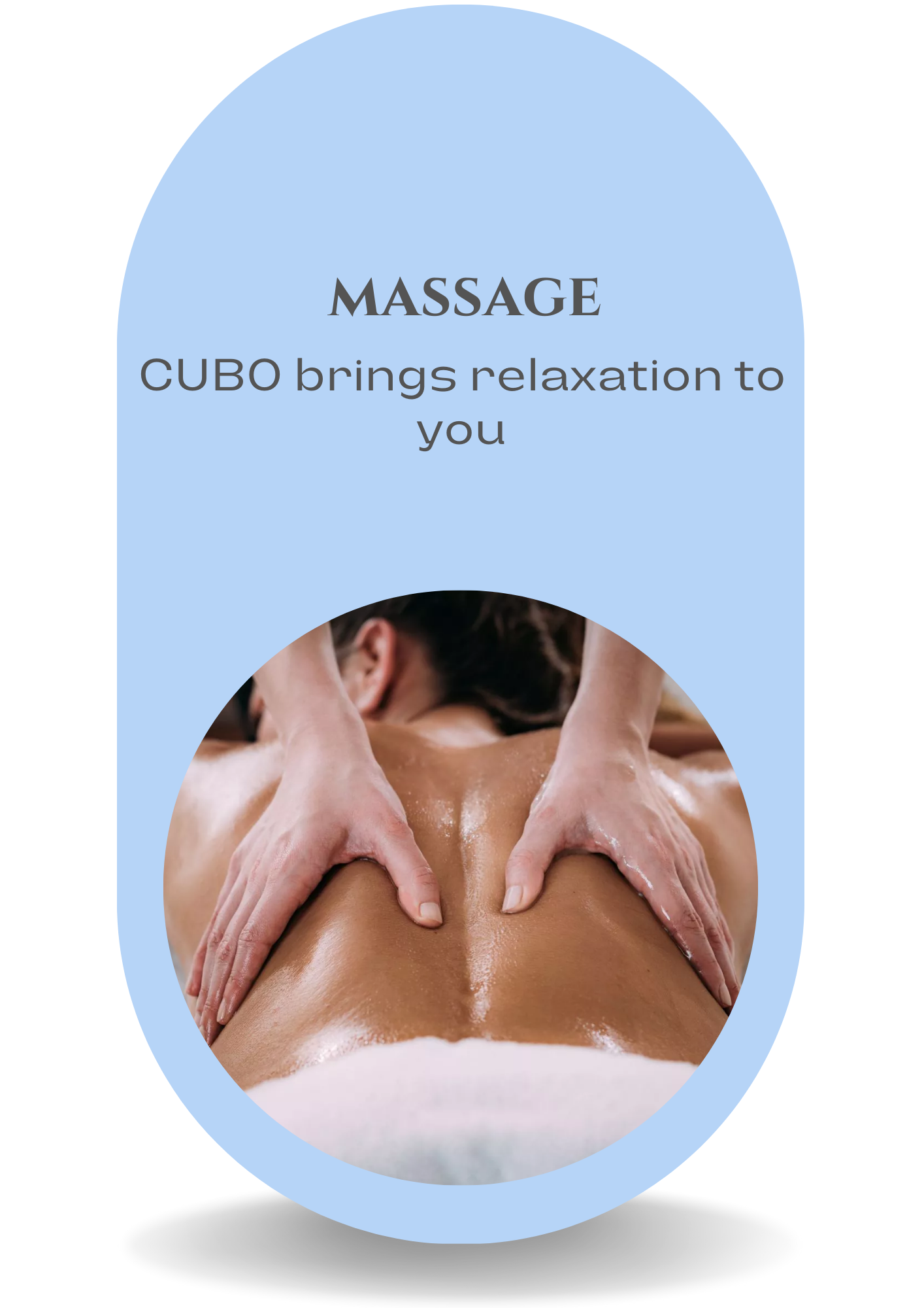 Hotel CUBO arranges your in room massage
