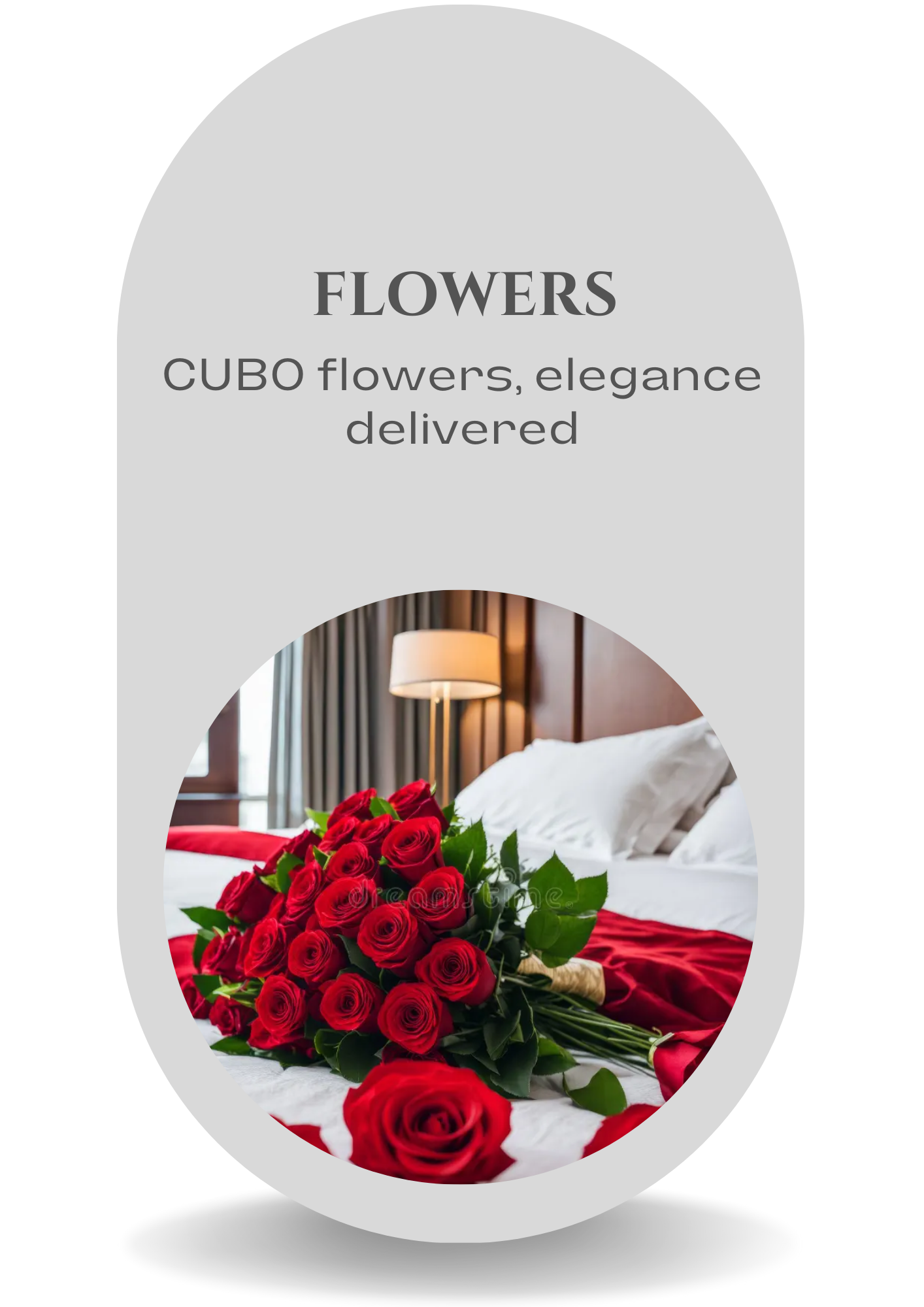 Hotel CUBO offers in room bouquet service