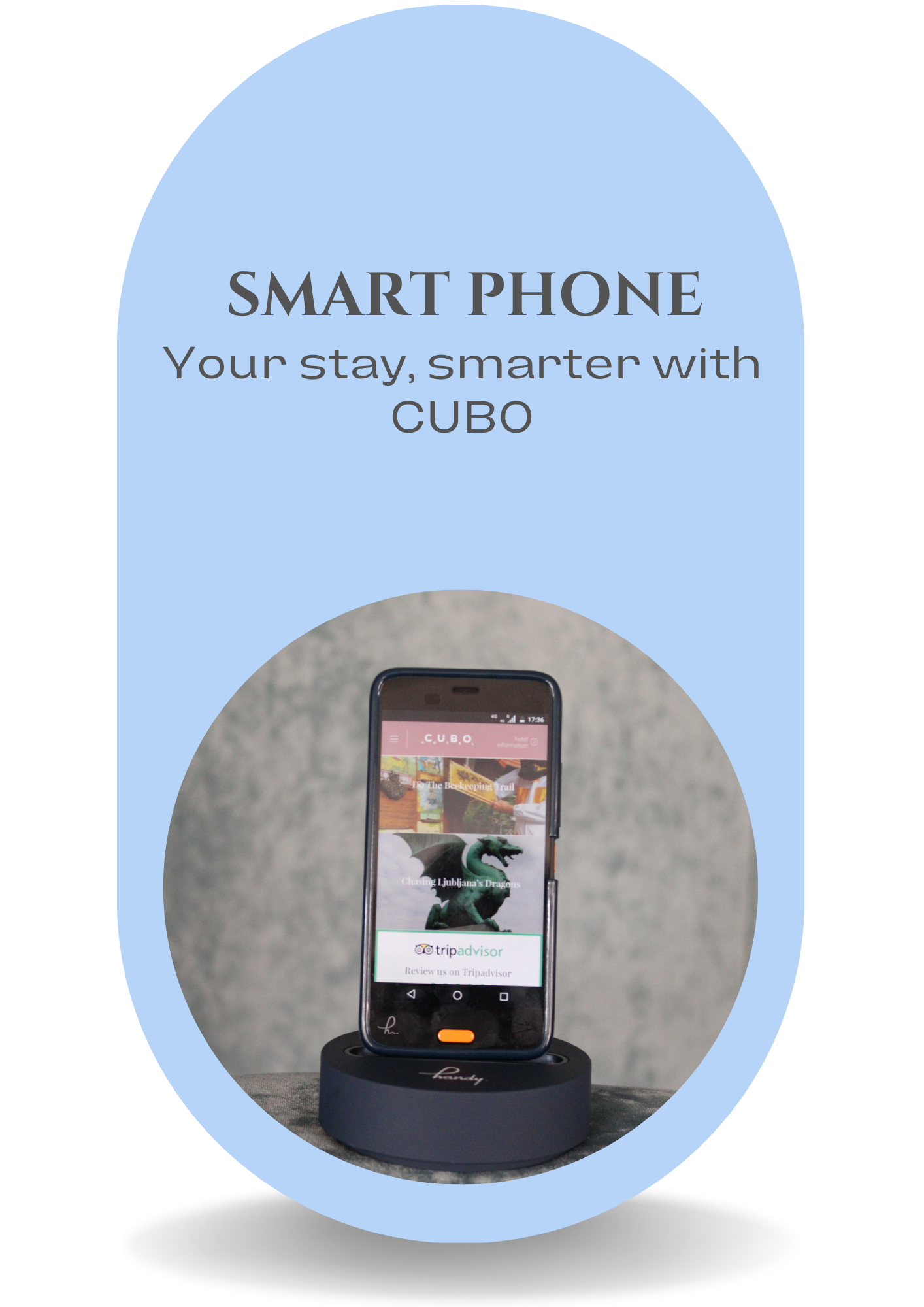 Hotel CUBO offers every guest a smart phone during their stay 