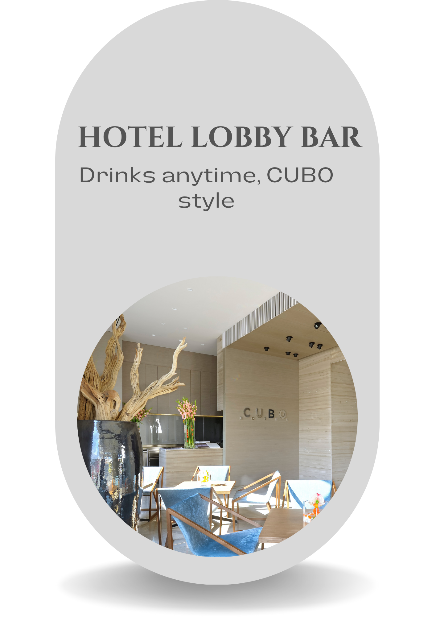 Hotel CUBO lobby bar 