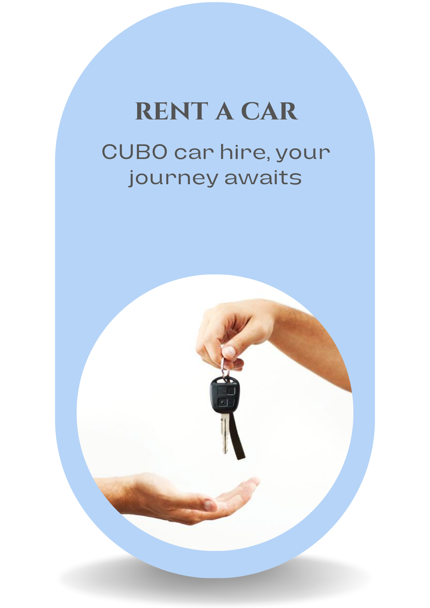 Rent a car arranged by Hotel CUBO